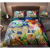 Colorful Tie Dye Duvet Cover Set Boho Hippie Bedding Set Rainbow Tie Dyed Comforter Cover Queen 3 Pieces for Kids Teens Adults 1 miniinthebox