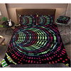 Colorful Tie Dye Duvet Cover Set Boho Hippie Bedding Set Rainbow Tie Dyed Comforter Cover Queen 3 Pieces for Kids Teens Adults 1 miniinthebox