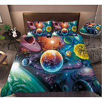 Colorful Tie Dye Duvet Cover Set Boho Hippie Bedding Set Rainbow Tie Dyed Comforter Cover Queen 3 Pieces for Kids Teens Adults 1 miniinthebox