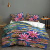 Colorful Tie Dye Duvet Cover Set Boho Hippie Bedding Set Rainbow Tie Dyed Comforter Cover Queen 3 Pieces for Kids Teens Adults 1 miniinthebox