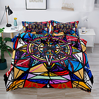 Colorful Tie Dye Duvet Cover Set Ethnic Bohemian Flower National style 2/3 Piece Bedding Set with 1 or 2 Pillowcase(Single Twin only 1pcs) miniinthebox