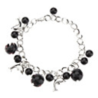 Coloured Glaze with Glass Bead Bracelet