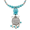Colourful Stupa Tope Alloy Necklace