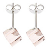 Colourful Zircon-Studded Stainless Steel Earring