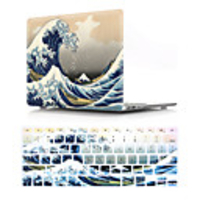 Combined Protection Oil Painting PVC(PolyVinyl Chloride) for Macbook Pro 13-inch / MacBook Air 13-inch / New MacBook Air 13 2018