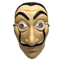Comedy Master La Casa De Papel Dali Mask Halloween Masquerade Cosplay Funny Accessories