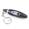 Compact 0.5" LCD Digital Tire Pressure Gauge Keychain - Black (2 x AG13)