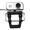 Compact 1.3M PC Webcam with Built-in Microphone (Black Silver)