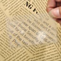 Compact Size 3X Magnifiers / Magnifier Glasses 5 mm Plastic