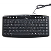 Compact USB Wired QWERTY Keyboard (Black)