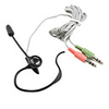 Compact Wired Microphone Headset (Black)
