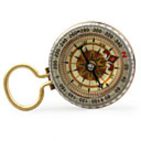 Compass Keychain
