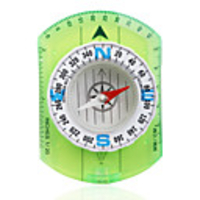 Compass Keychain with Thermometer