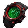 compass watch army,  digital outdoor sports watch for men women,  pedometer altimeter calories barometer temperature waterproof litbwat