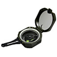 Compasses Military Professional Noctilucent Impact Resistant and Waterproof Metal Sighting Navigation Compasses ABS Camping / Hiking / Caving 1 pcs 87 cm Army Green
