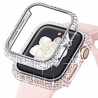 compatible for apple watch case bling 38mm 40mm 42mm 44mm iwatch se bumper series 6 5 SE 4 3 2 1 (silver) 1PC miniinthebox
