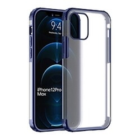 Compatible iPhone 12 pro max Case - Phone Armor - Matte Translucent - Shock/Shatter Resistant - Ultra Thin - Mixed Materials - Wireless Charging miniinthebox