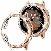 Compatible samsung galaxy watch active 2 case bling 40mm,  women girl crystal diamond watch bezel bumper protector shiny watch face case cover for samsung active2 40mm (40mm) miniinthebox