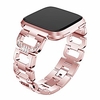 compatible with fitbit versa bands,  versa 2 metal band large small diamond rhinestone bracelet women replacement wristband compatible with fitbit versa/ versa 2/ versa se/ lite watch,  rose gold miniinthebox