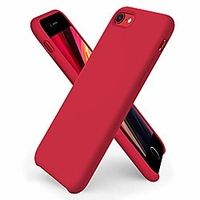 Compatible with iphone se (2020) silicone case,  iphone 7/8 case ultra thin liquid silicone phone case protection for iphone 7/8 / se (2020) 4.7 inch -red miniinthebox