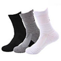 Compression Socks Athletic Sports Socks 3 Pairs Long Men
