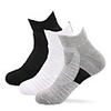 Compression Socks Athletic Sports Socks 3 Pairs Tab Men