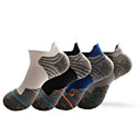 Compression Socks Athletic Sports Socks 4 Pairs Tab Short Men