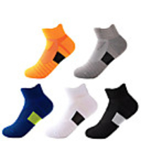 Compression Socks Athletic Sports Socks 5 Pairs Tab Short Boys