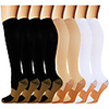 Compression Socks Athletic Sports Socks 8 pairs Long Men