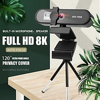 Conference PC Webcam Autofocus USB Web Camera Laptop Desktop For Office Meeting Home With Mic 1080P HD Web Cam 8802 8K Version miniinthebox