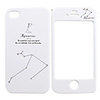 Constellation Design Full Body Case for iPhone 4/4S - Aquarius