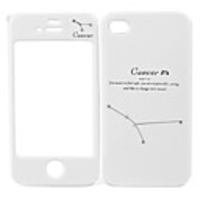 Constellation Design Full Body Case for iPhone 4/4S - Cancer