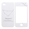 Constellation Design Full Body Case for iPhone 4/4S - Capricon