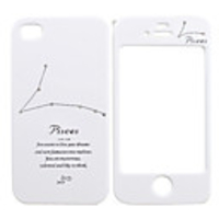 Constellation Design Full Body Case for iPhone 4/4S - Pisces