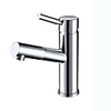 Contemporary Art Deco/Retro Centerset Pullout Spray Ceramic Valve Single Handle One Hole Chrome,  Bathroom Sink Faucet
