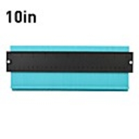 Contour Gauge 10 Inch Irregular Profile Duplicator for Woodworking Shape Tracing Template Measuring Tool Profile Jig Guide Pipe Tile Frame Gauge Metal Welding Fabrication Silhouette Extraction Measure