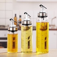Cooking Seasoning Oil Bottle Sauce Glass Storage Bottles for Vinegar Creative Dispenser Kitchen Accessory miniinthebox