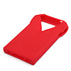 Cool Clothes Soft Silicone Case for iPhone 4 (Red)