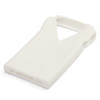 Cool Clothes Soft Silicone Case for iPhone 4 (White)