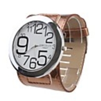 Cool Girl Women Watch Gold Watchband White Dial Plate Y9027