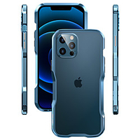 Cool Metal Case For Apple iPhone 12/11/SE2020 Metal Border Shockproof Back Cover Solid Colored Fashion Metal Case for iPhone 12 Pro Max XR XS Max iPhone 8 Plus 7 miniinthebox