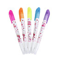 Cool Rabbit Multi-Colored Glitter Scented Gel Pen (5-Pack)