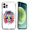 Cool Skulls Case For Apple iPhone 12 iPhone 11 iPhone 12 Pro Max Unique Design Protective Case with Screen Protector Shockproof Back Cover TPU