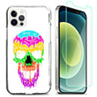 Cool Skulls Case For Apple iPhone 12 iPhone 11 iPhone 12 Pro Max Unique Design Protective Case with Screen Protector Shockproof Back Cover TPU