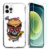Cool Skulls Case For Apple iPhone 12 iPhone 11 iPhone 12 Pro Max Unique Design Protective Case with Screen Protector Shockproof Back Cover TPU