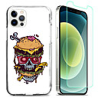Cool Skulls Case For Apple iPhone 12 iPhone 11 iPhone 12 Pro Max Unique Design Protective Case with Screen Protector Shockproof Back Cover TPU