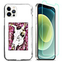 Cool Skulls Case For Apple iPhone 12 iPhone 11 iPhone 12 Pro Max Unique Design Protective Case with Screen Protector Shockproof Back Cover TPU