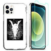 Cool Skulls Case For Apple iPhone 12 iPhone 11 iPhone 12 Pro Max Unique Design Protective Case with Screen Protector Shockproof Back Cover TPU