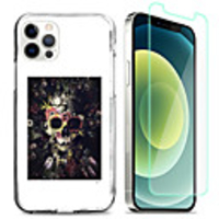 Cool Skulls Case For Apple iPhone 12 iPhone 11 iPhone 12 Pro Max Unique Design Protective Case with Screen Protector Shockproof Back Cover TPU