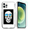 Cool Skulls Case For Apple iPhone 12 iPhone 11 iPhone 12 Pro Max Unique Design Protective Case with Screen Protector Shockproof Back Cover TPU